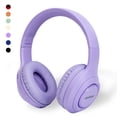 thumbnail image 1 of VIVISTAR Noise Cancelling Bluetooth Headphones, Foldable Adjustable Over-Ear Wireless Headphones, Hi-Fi Stereo Deep Bass, Bluetooth 5.3, Standard Studio Headphones with 3.5mm Audio Cables Purple, 1 of 2