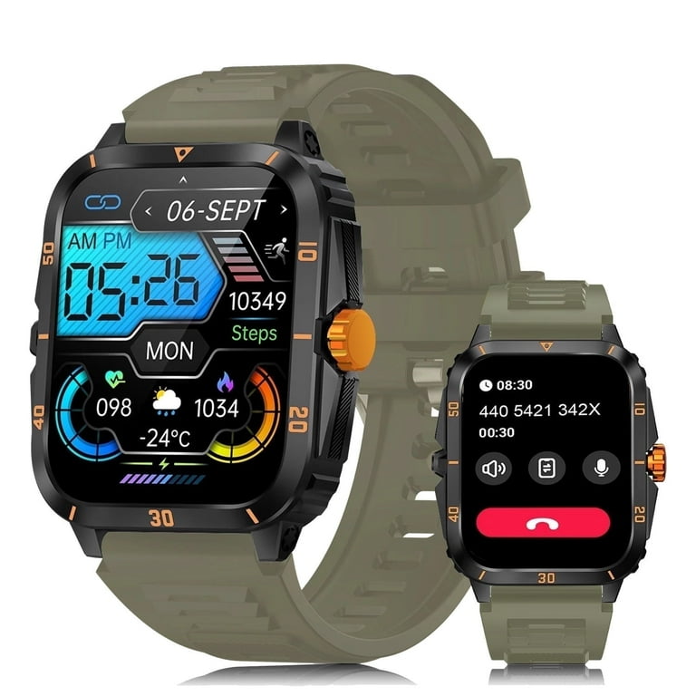 VIVISTAR Smart Watch, 1.96 Full Touch Answer Make Call Android