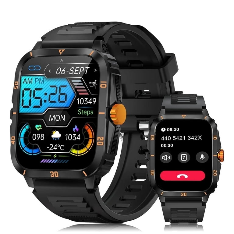VIVISTAR Full Touch Smart Watch, Answer/Make Call, Android