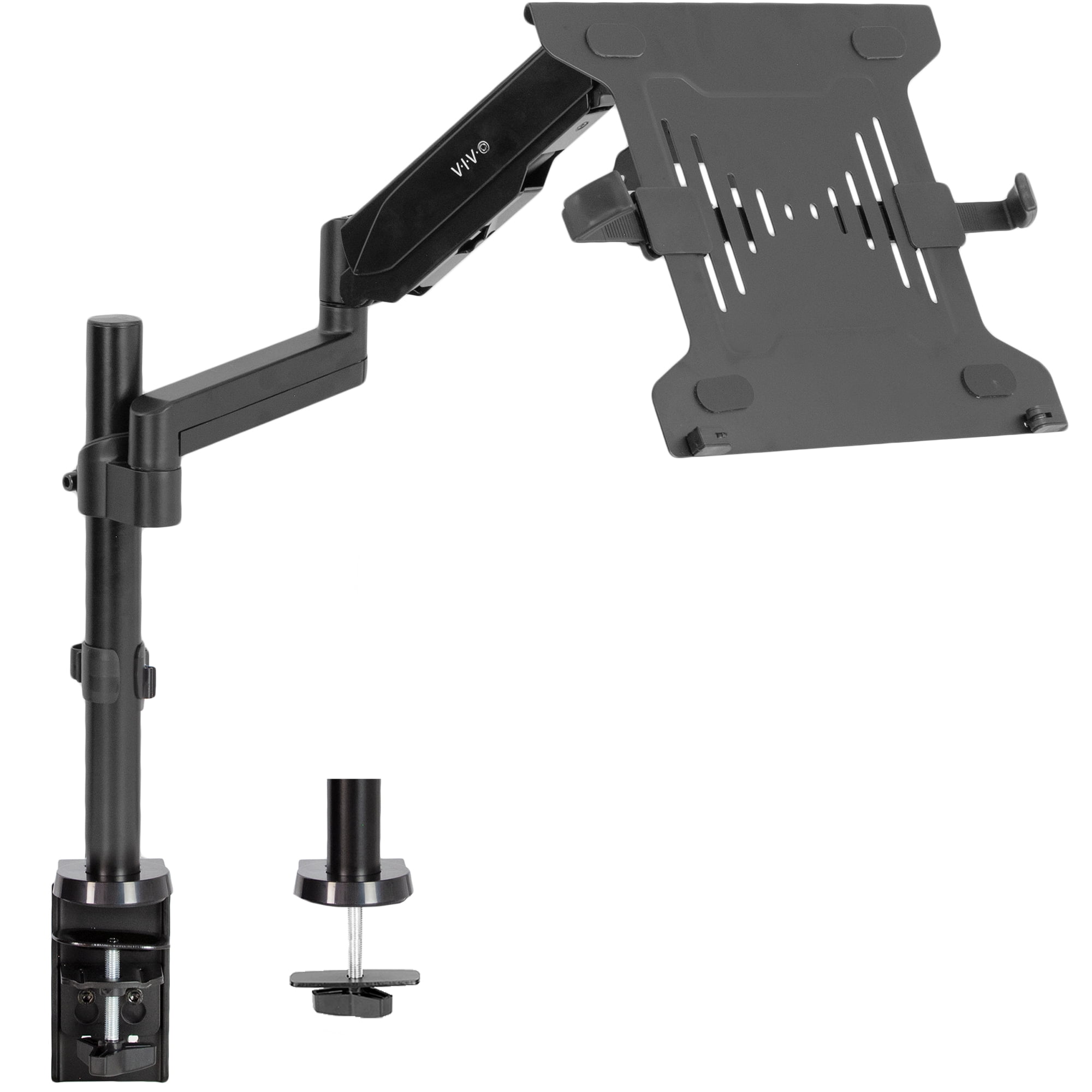 VIVO 10" to 15.6" Single Laptop Stand Desk Mount, Adjustable Notebook