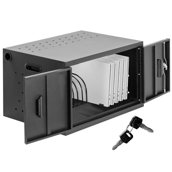 VIVO 16-Bay Locking Laptop Tablet Charging Station, Fits up to 14 inch Laptops