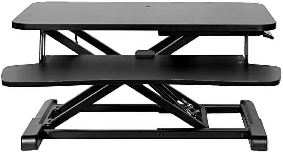 VIVO 26 Inch Desk Converter, Height Adjustable Riser, Sit To Stand Dual