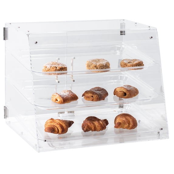 VIVO 3 Tray Acrylic Display Case, 21 x 17 x 16 inch, Countertop Display