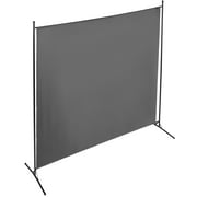 VIVO 69 x 70 inch Single Fabric Room Divider, Privacy Panel Office Partition