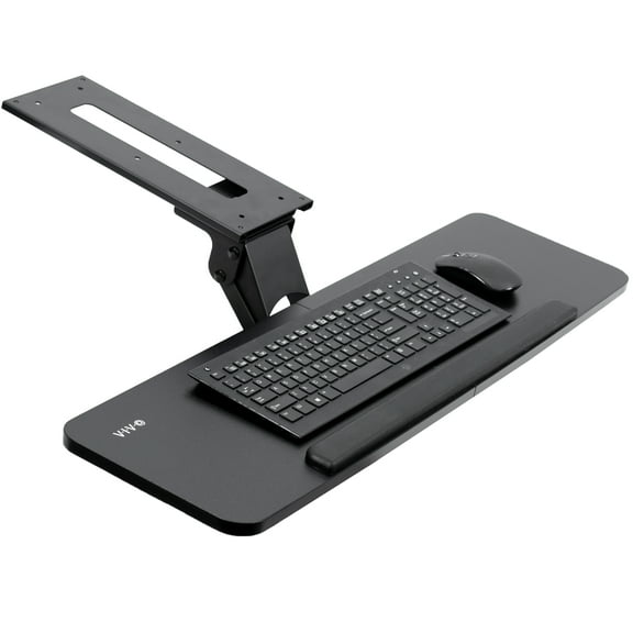 VIVO Adjustable 34" Computer Keyboard & Mouse Platform Tray Under Desk Mount