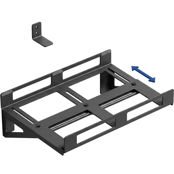 VIVO Adjustable Deskside PC Wall Mount, PC Gaming Mount, 3 Mounting Options
