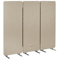 thumbnail image 1 of VIVO Beige 72 x 66 inch Privacy Panel Office Partition, Cubicle Room Divider, 1 of 7