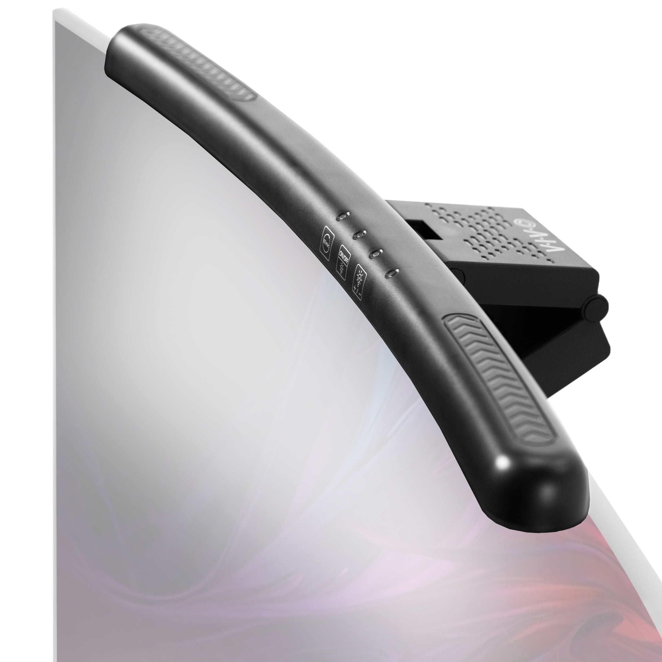 Black Glossy Curved LED Monitor Light Bar with USB Power
