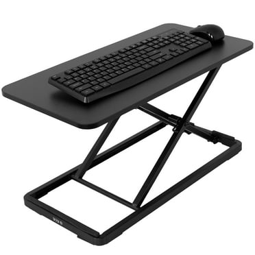 VIVO Black 24" Single Top Ergonomic Scissors Lift Keyboard and Mouse Riser