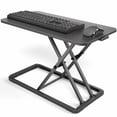 thumbnail image 1 of VIVO Black 24" Single Top Ergonomic Scissors Lift Keyboard and Mouse Riser, 1 of 9