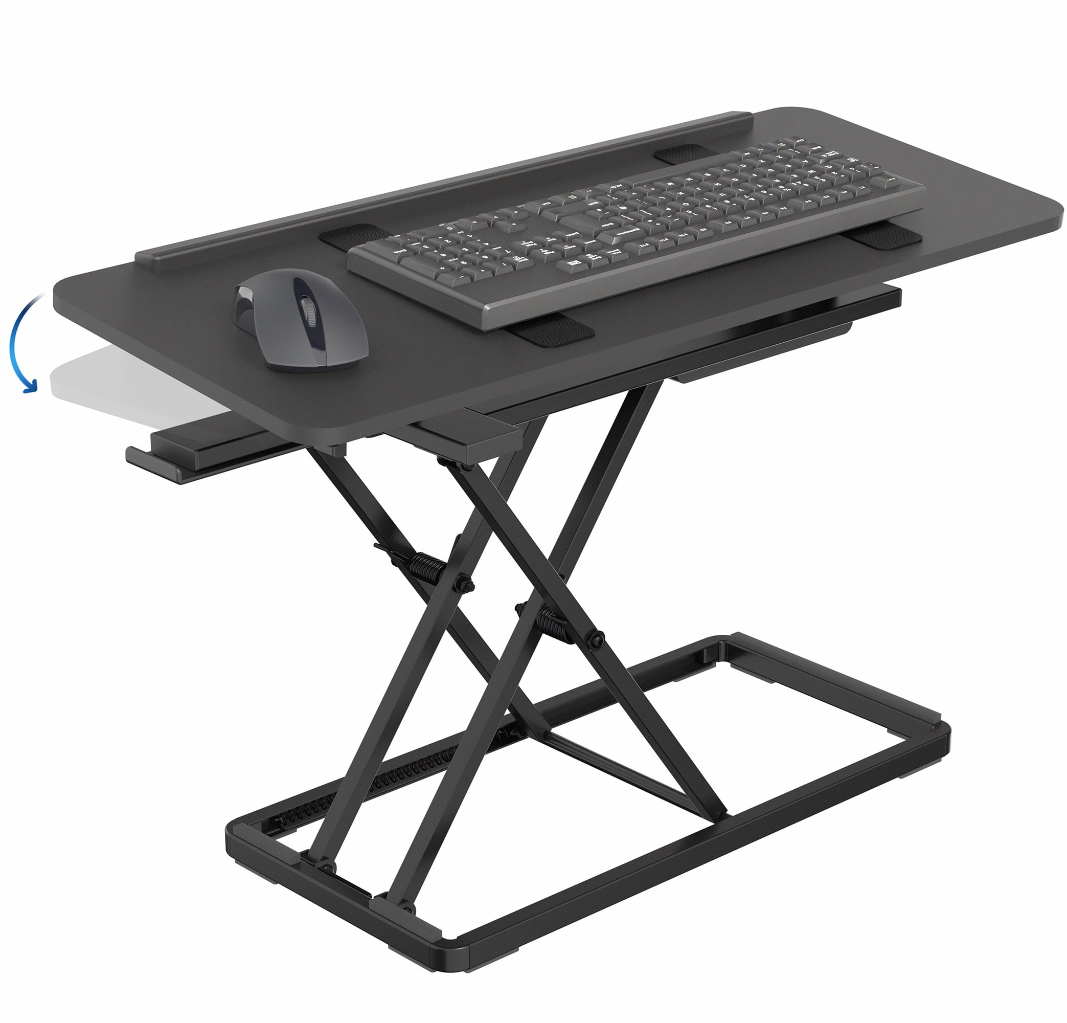 VIVO Black 30" Tilting Keyboard Riser