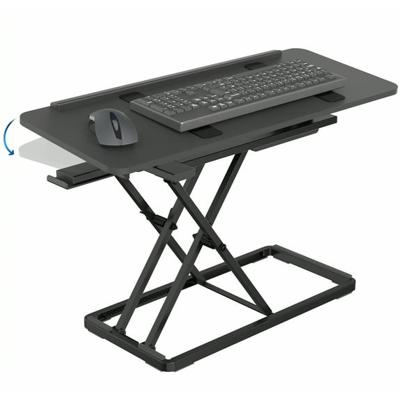 VIVO Black 30" Tilting Keyboard Riser
