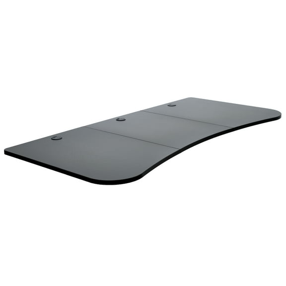 VIVO Black Carbon Fiber 63" x 32" Table Top for Adjustable Standing Desk Frames
