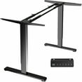 thumbnail image 1 of VIVO Black Electric Dual Motor Standing Desk Frame, Height Adjustable Legs, 1 of 5