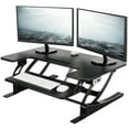 thumbnail image 1 of VIVO Black Electric Height Adjustable Extra Wide 42" Stand Up Desk Converter, 1 of 5