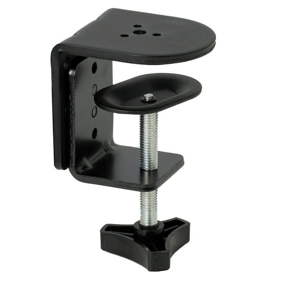 VIVO Black Heavy Duty Desk Clamp for Monitor Mount Stand | Sturdy 4 Inch C-clamp
