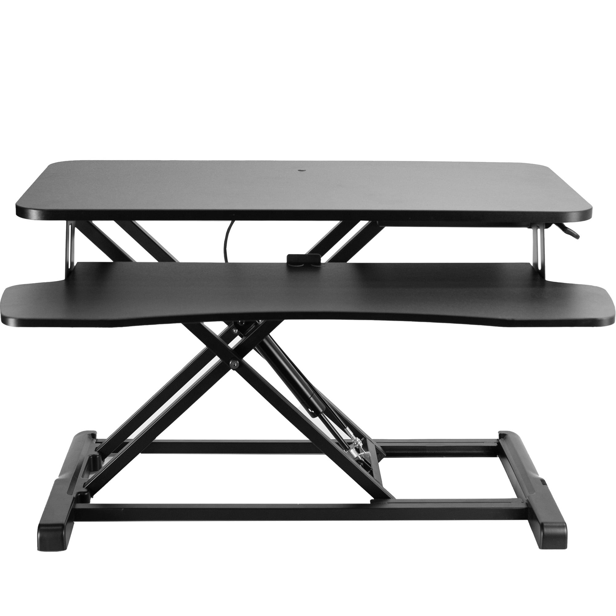 ATUMTEK STANDING DESK CONVERTER,32” Height Adjust Sit To Stand Desk Riser.  Black