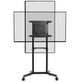 thumbnail image 1 of VIVO Black Mobile Portrait to Landscape TV Cart for 32" to 88" Flat Screens, 1 of 5