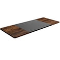 thumbnail image 1 of VIVO Black Rustic Vintage Brown 71x30 inch Table Top for Sit Stand Desk Frames, 1 of 7
