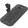 thumbnail image 1 of VIVO Black Single Clamp Rotating Keyboard Tray, 1 of 8
