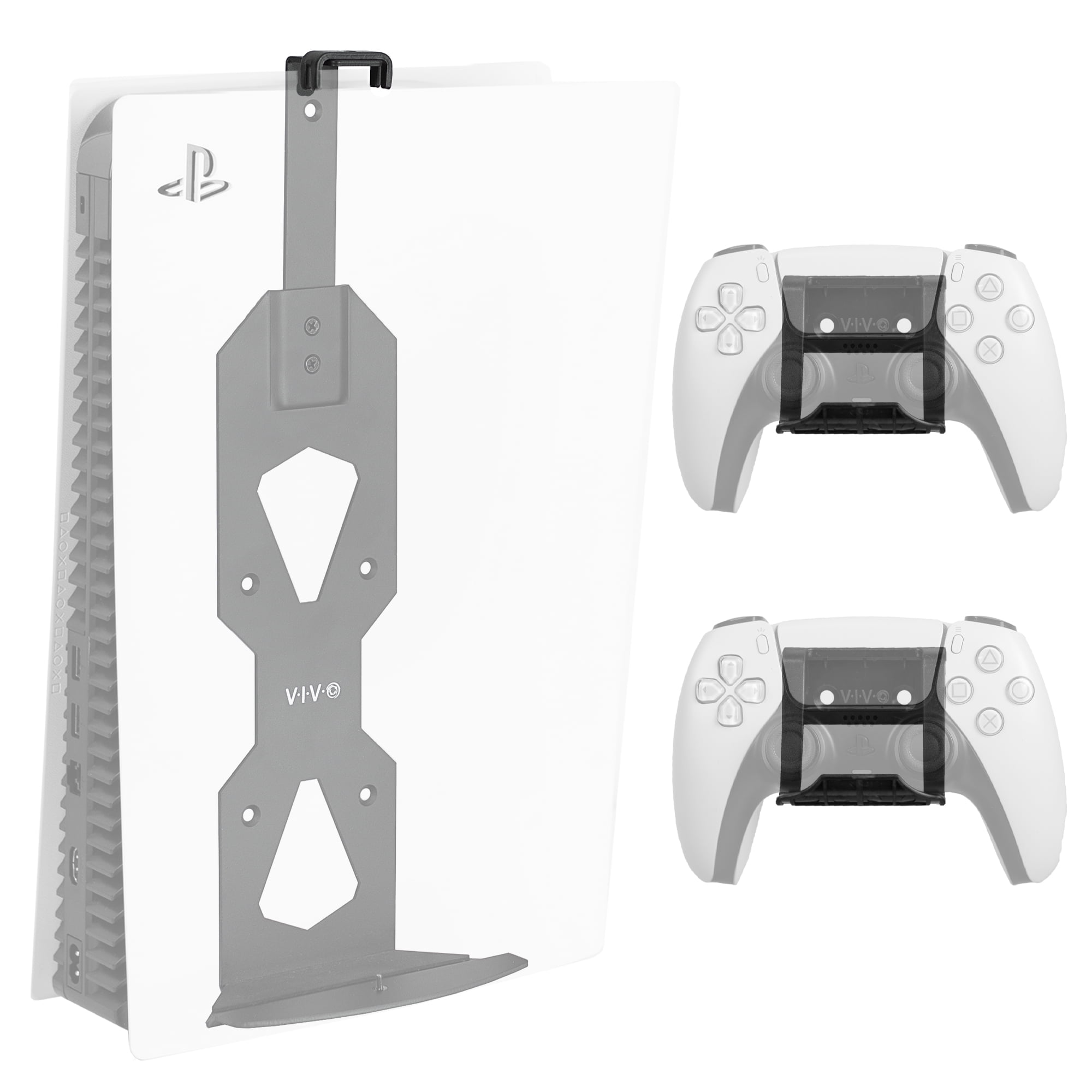 For PS5 slim console wall mount bracket for PS5 slim controller charging  cradle