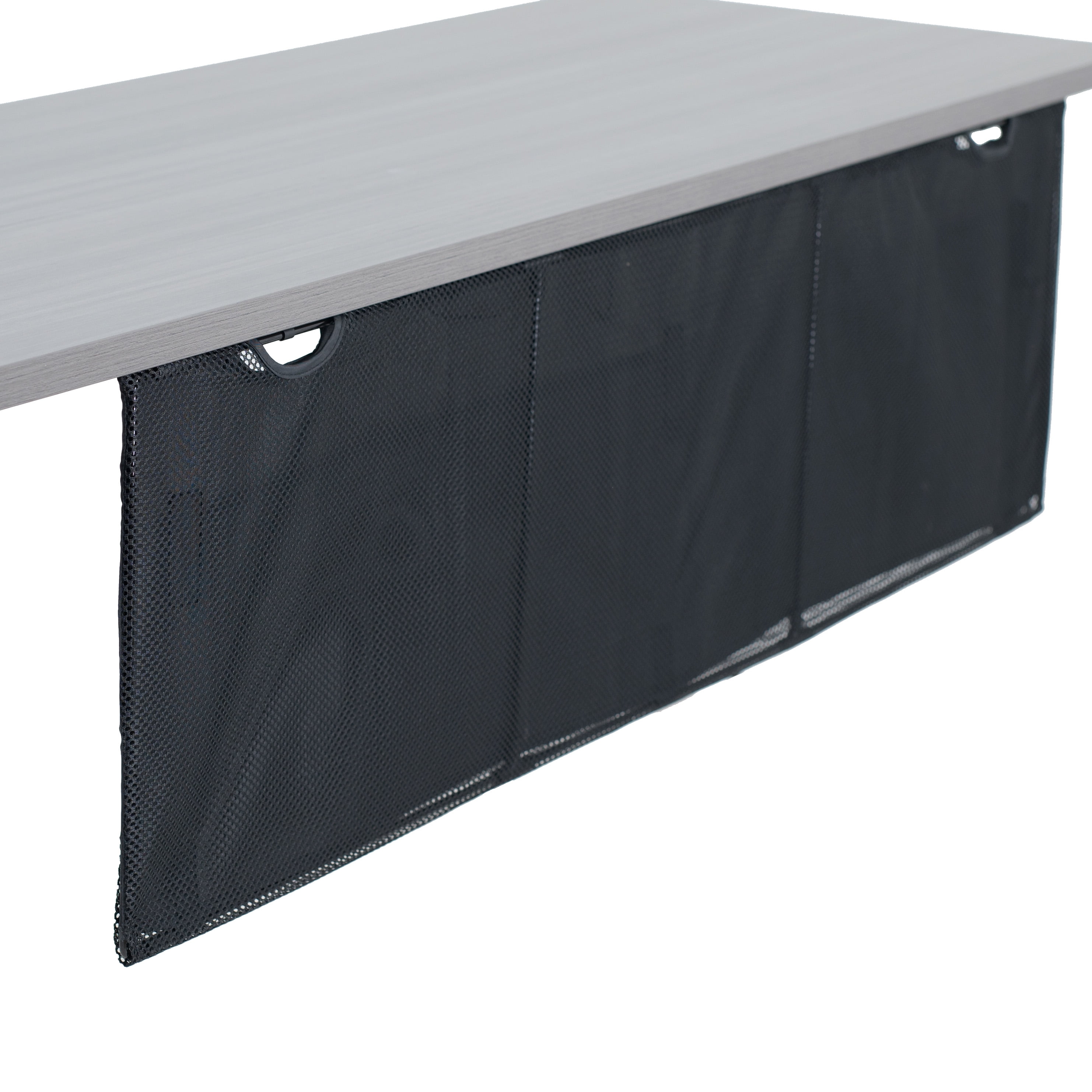 VIVO Black Under Desk Privacy & Cable Management Sleeve Panel 48" Kit