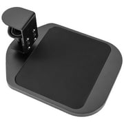 VIVO Black Wooden Rotating Clamp-on Adjustable Computer Mouse Pad, Device Holder