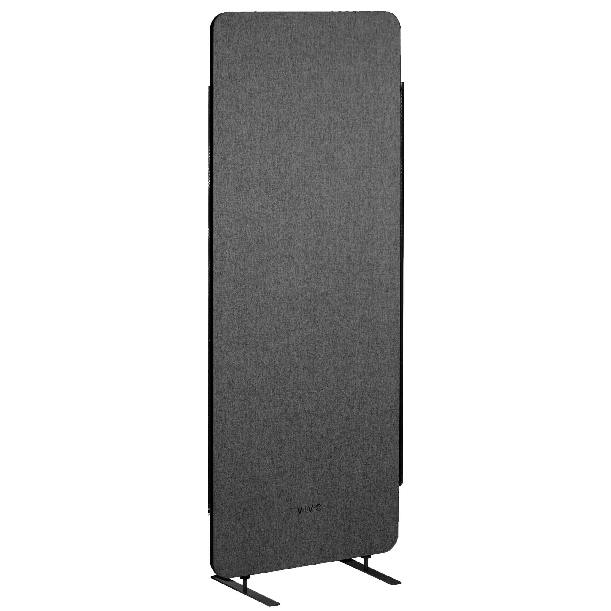 Dark Gray 24 x 66 Inch Freestanding Privacy Panel
