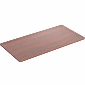VIVO Dark Walnut 48 x 30 inch Universal Table Top for Sit to Stand Desk Frames