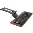 thumbnail image 1 of VIVO Dark Wood Adjustable Computer Keyboard & Mouse Tray, Under Table Desk Mount, 1 of 9