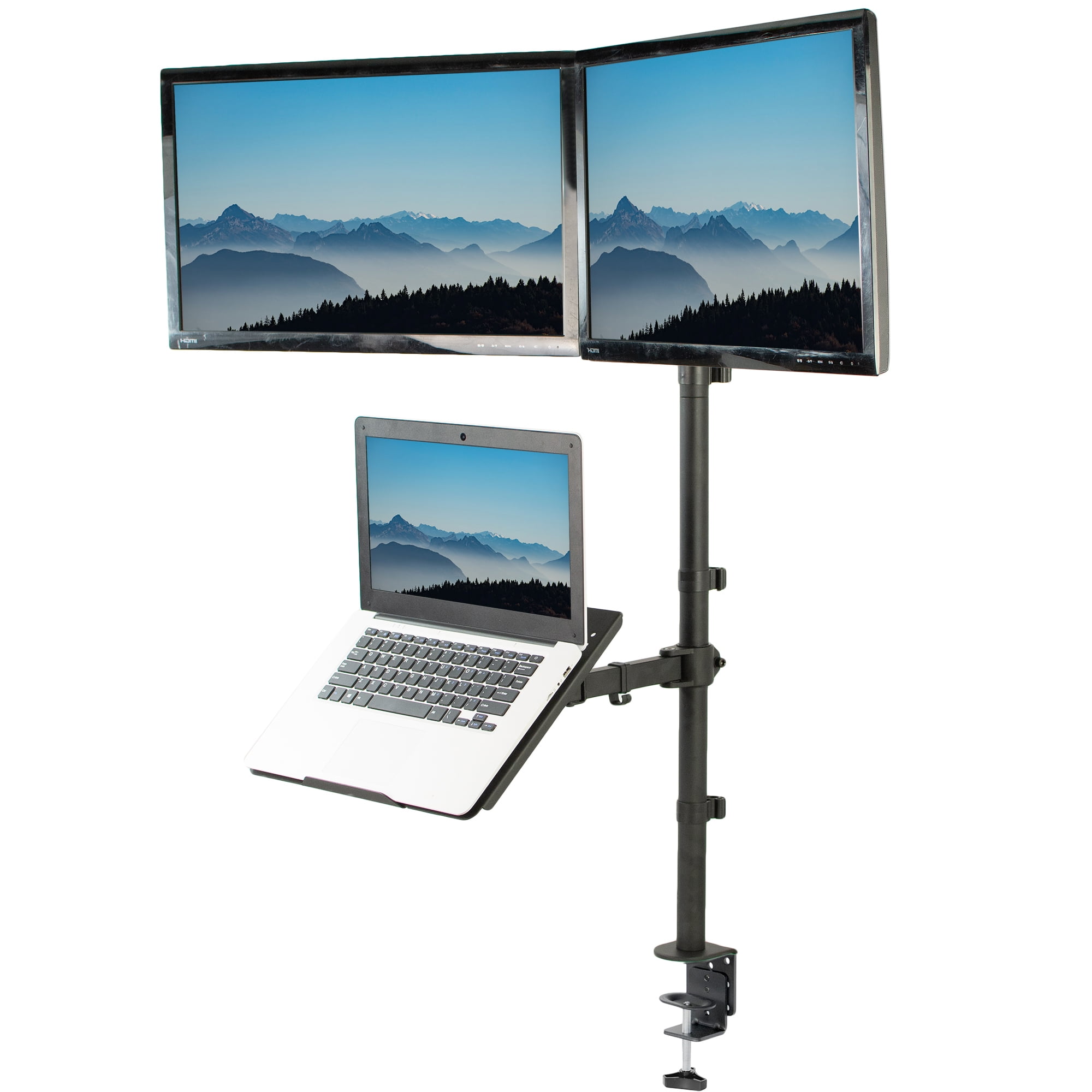vivo Single Monitor Desk Mount Extra Tall Fully Adjustable Stand for Up To