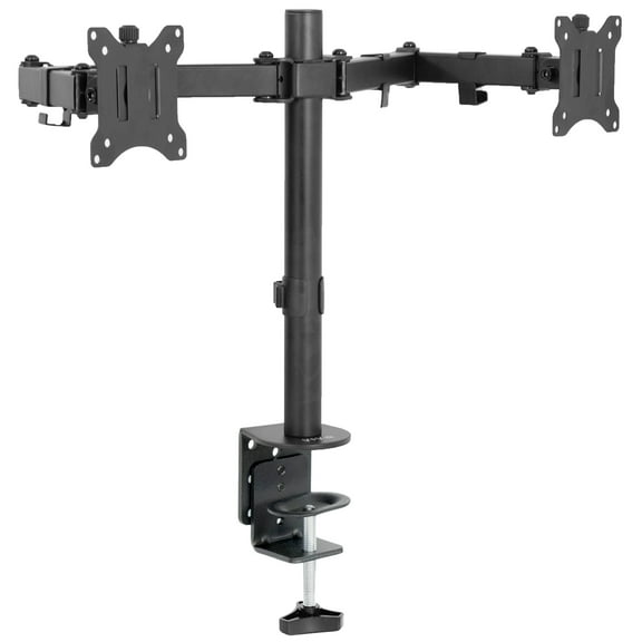 VIVO Dual Computer Monitor 13" to 30" Desk Mount, Heavy Duty, Fully Adjustable