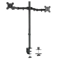 VIVO Dual Monitor Desk Mount Extra Tall Adjustable Stand for up to 27" Screens