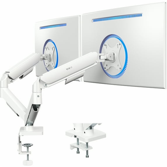 VIVO Dual Monitor Mechanical Spring Desk Mount Fits Computer Screens up to 32"