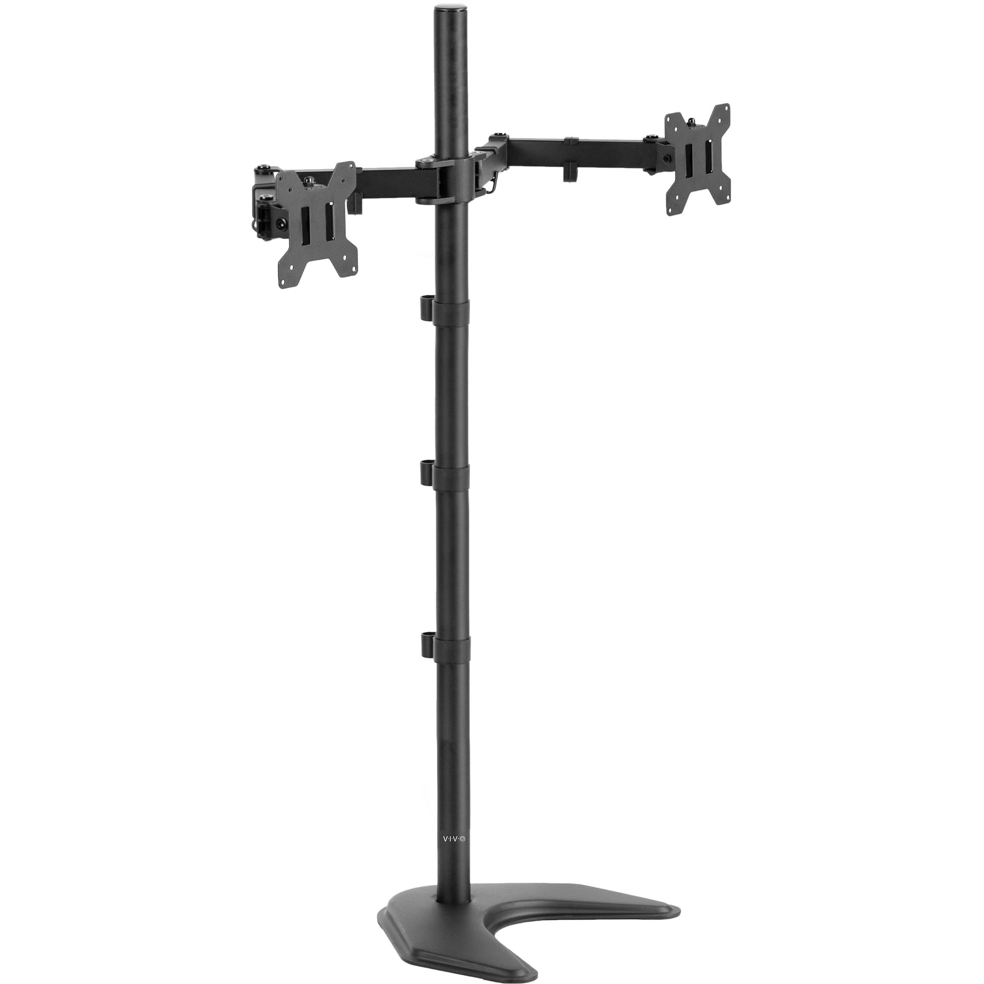 VIVO Dual Monitor Mount Extra Tall Desk Stand Holds two Screens up to