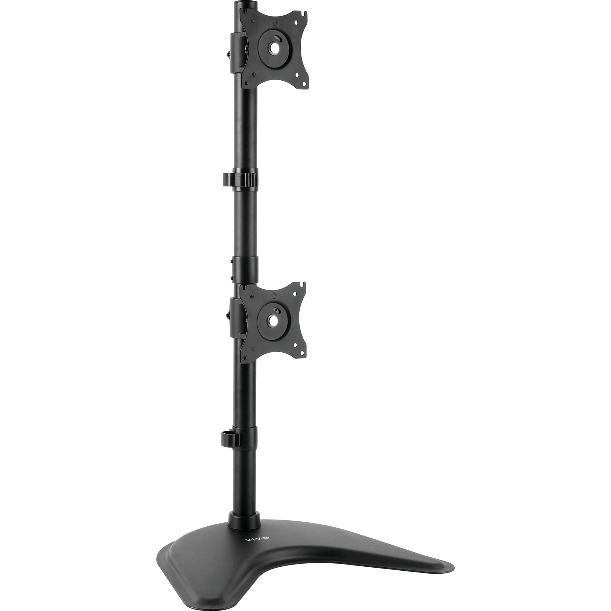 VIVO Double Monitor Vertical Desk Stand FreeStanding Mount for up to