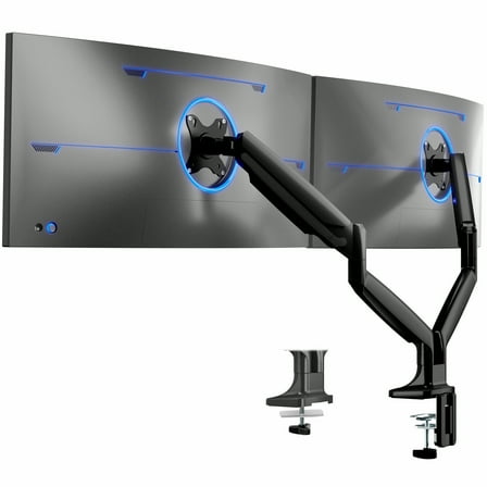 VIVO Dual Ultrawide 40” Monitor Desk Mount with Pneumatic Spring Arms