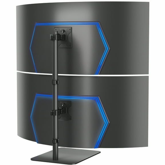 VIVO Dual Ultrawide Monitor Desk Stand, Adjustable Mount for 2 Screens up to 45"