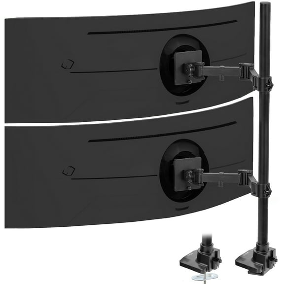 VIVO Dual Ultrawide Monitor Extra Tall Desk Mount for Computer Screens to 49"