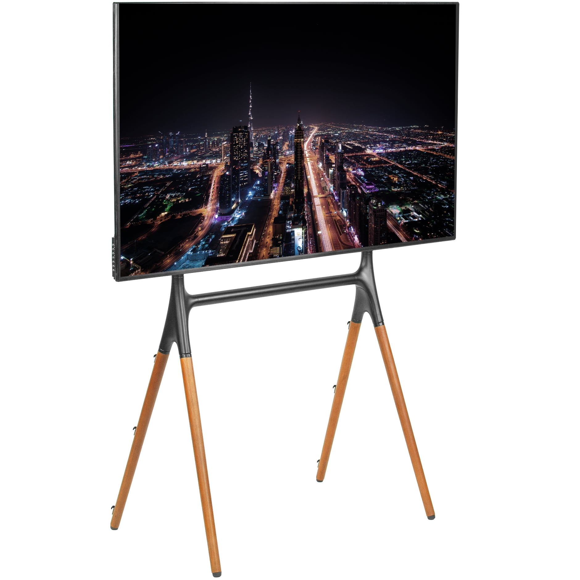 VIVO Foldable Easel 43 to 65 inch Screen Studio TV Floor Stand, Collapsible  Base 