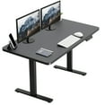 thumbnail image 1 of VIVO Electric 43” x 24” Stand Up Desk, Black Table Top, Black Frame, 1 of 2