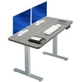 thumbnail image 1 of VIVO Electric 43” x 24” Stand Up Desk | Dark Gray Table Top, Gray Frame, 1 of 8