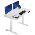 thumbnail image 1 of VIVO Electric 43” x 24” Stand Up Desk, White Table Top, White Frame, 1 of 6
