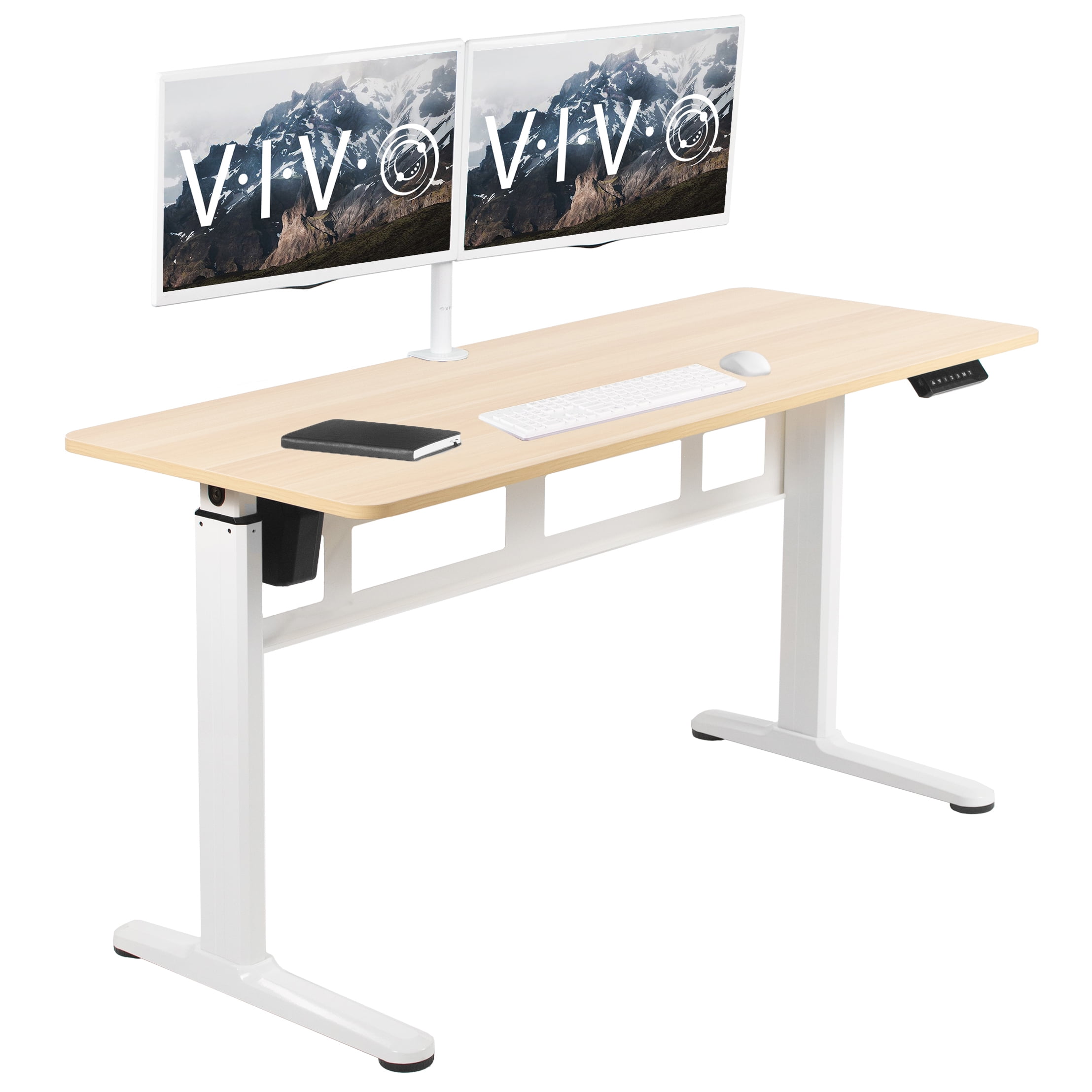 Black 2-in-1 Footrest & Ergonomic Desk Stool – VIVO - desk