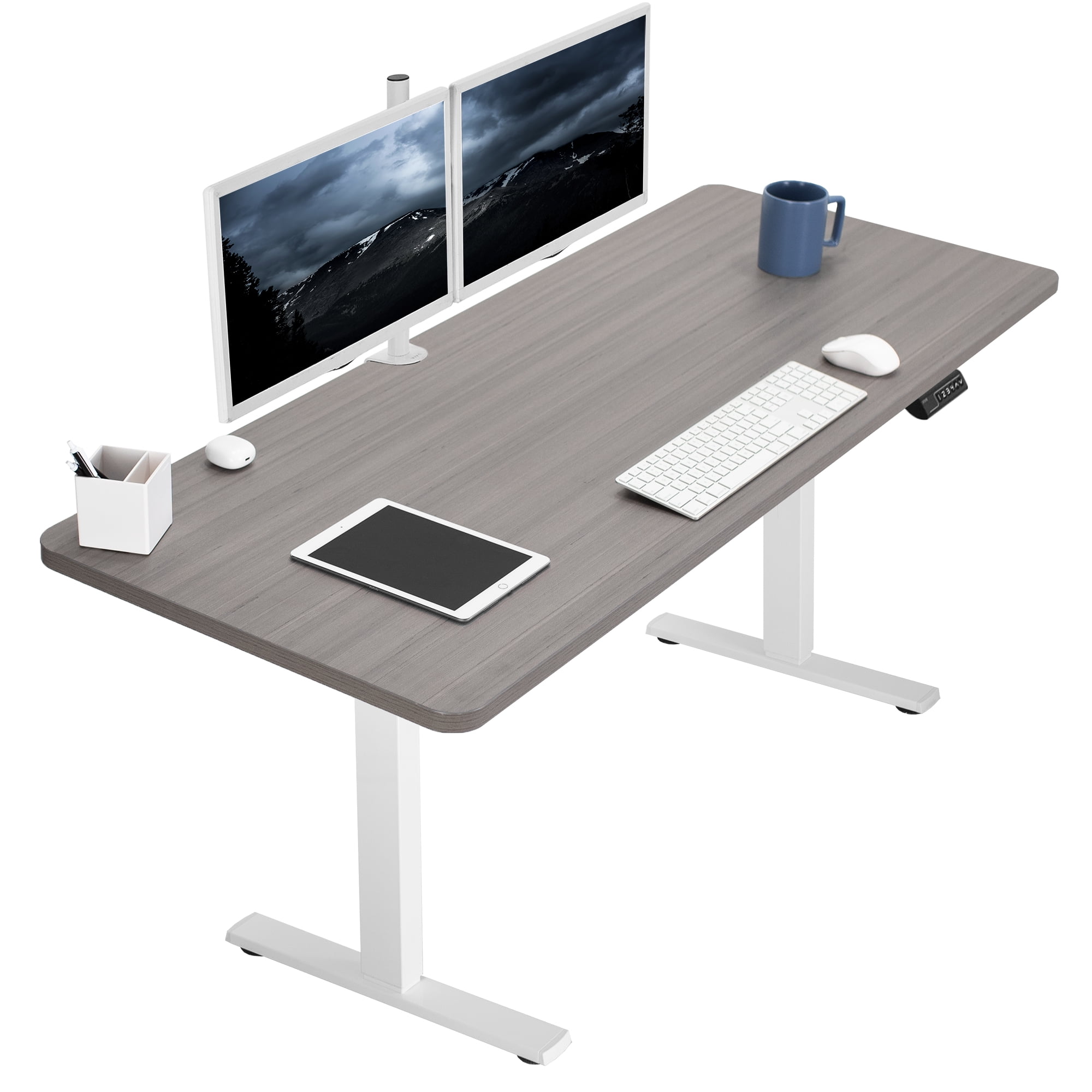 Free Shipping! VIVO Adjustable Height Electric Stand Up Desk 60x24