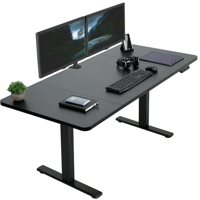 VIVO Electric Height Adjustable 60” x 30” Stand Up Desk with Power Legs