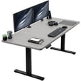 thumbnail image 1 of VIVO Electric 60” x 30” Stand Up Desk Workstation, Dark Gray Top, Black Frame, 1 of 8