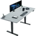thumbnail image 1 of VIVO Electric 71” x 30” Stand Up Desk, Dark Gray Table Top, Black Frame, 1 of 8
