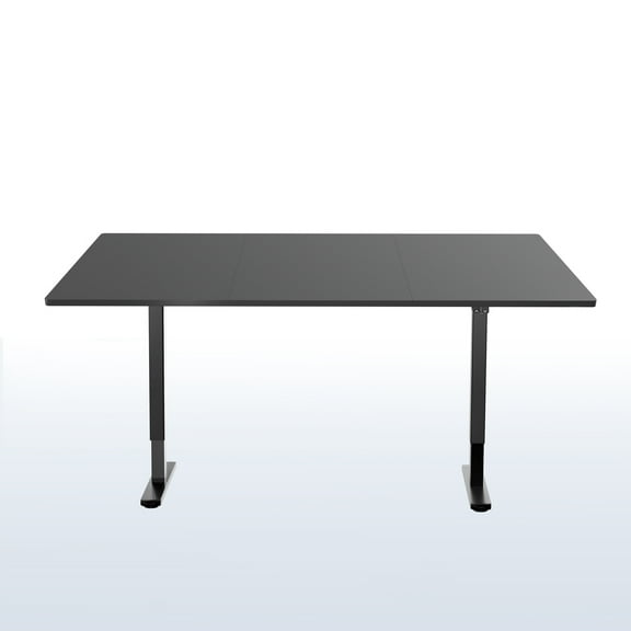 VIVO Electric 71” x 30” Stand Up Desk Workstation, Black Top, Black Frame