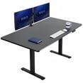 thumbnail image 1 of VIVO Electric 71” x 36” Stand Up Desk, Black Table Top, Black Frame, 1 of 8